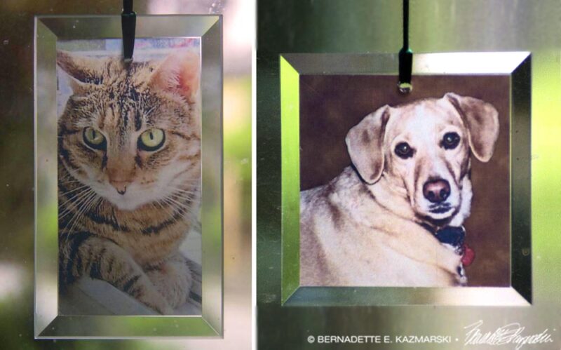New rectangular and square custom suncatchers.