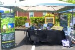 My tent display at the Blessing of the Pets.